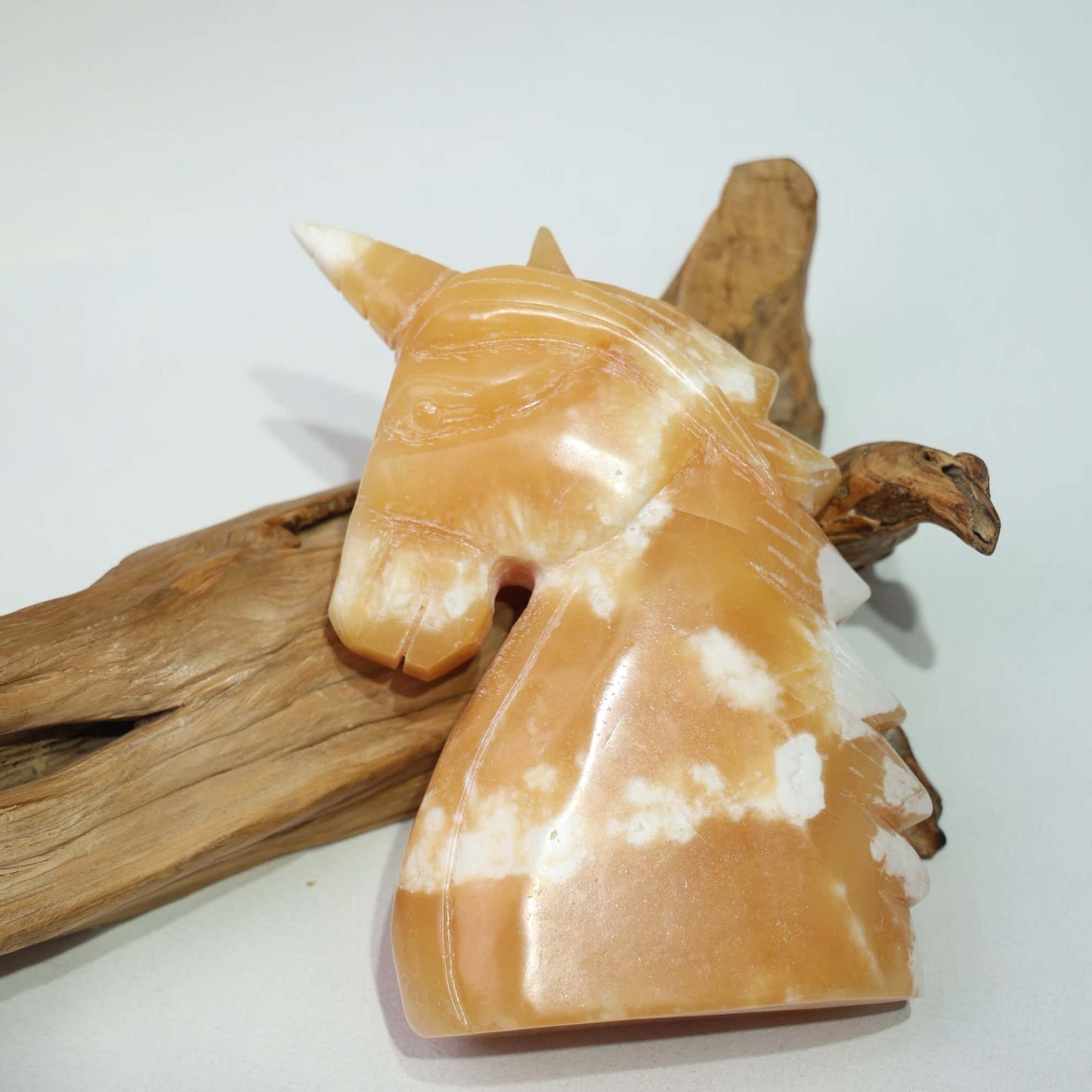 Yellow Calcite Unicorn