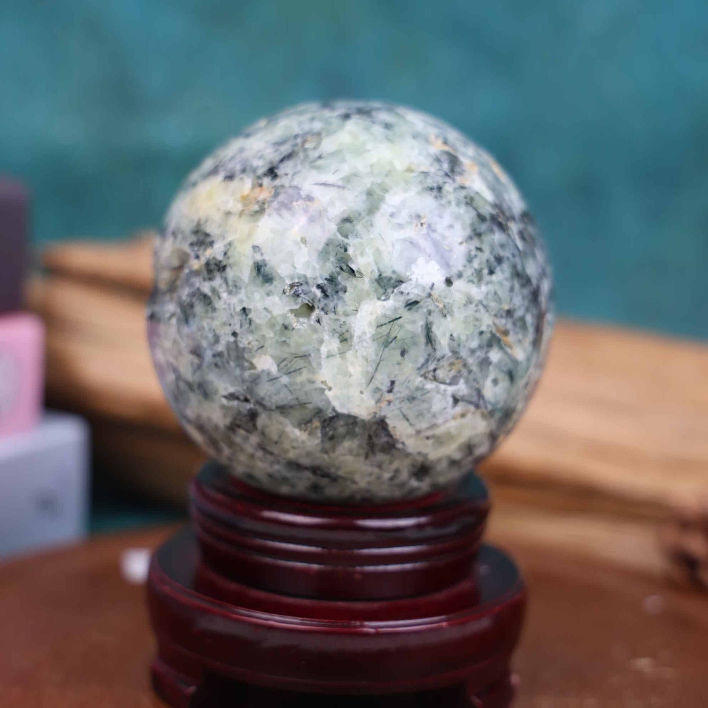 Prehnite Sphere #9