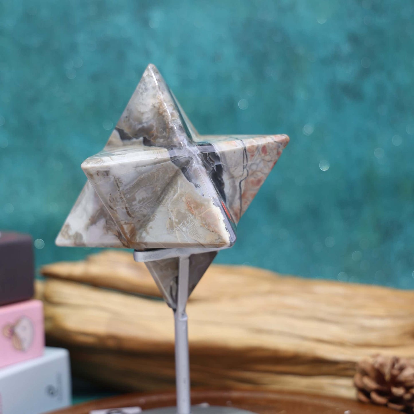 Volcanic Agate Merkaba