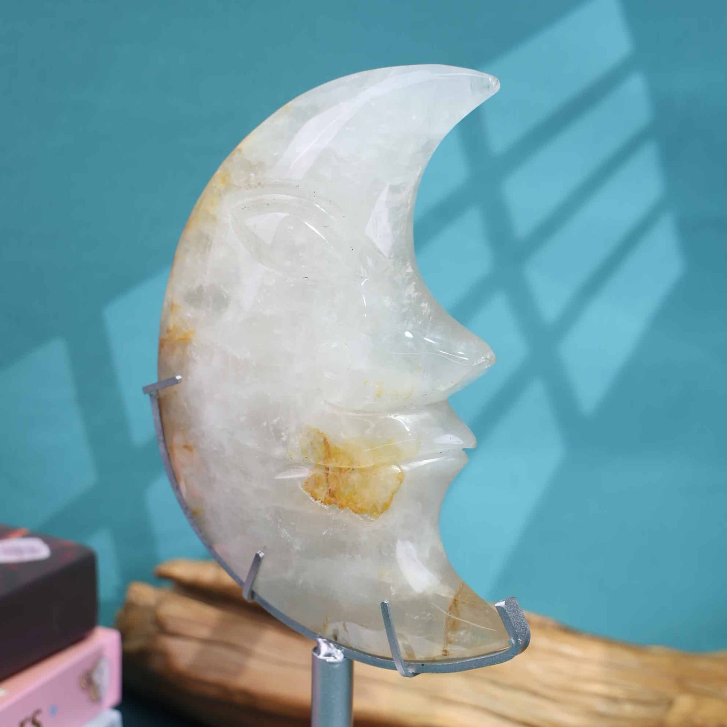 Golden Healer Moon Face