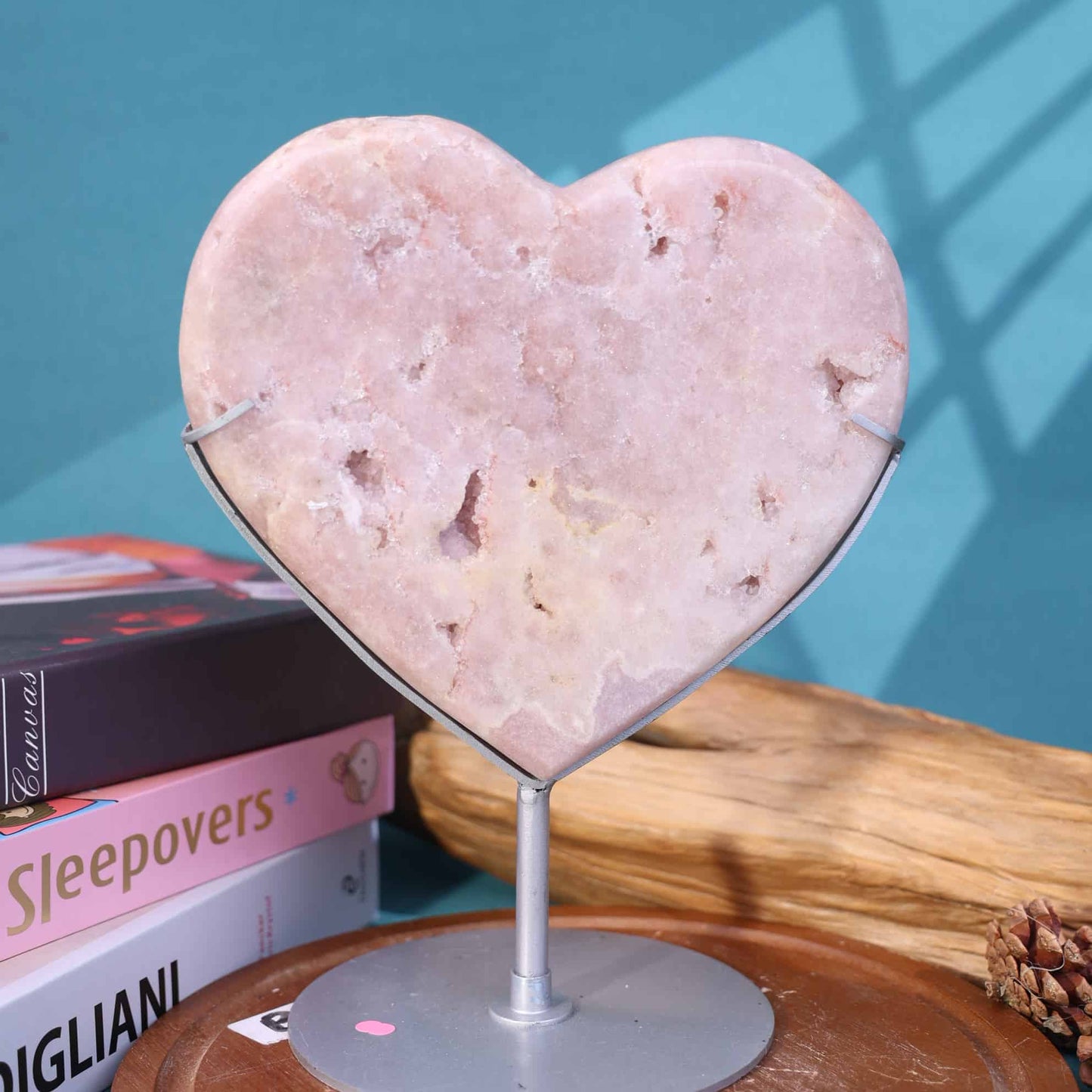 Pink Amethyst Heart #44