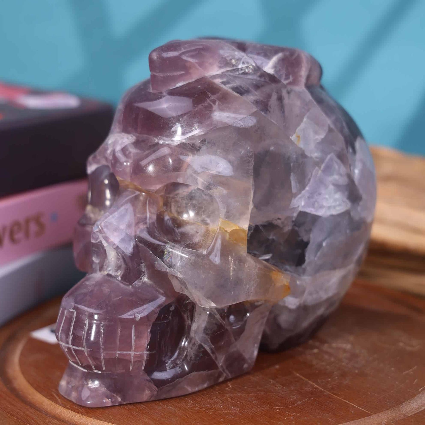 Purple Fluorite Skull