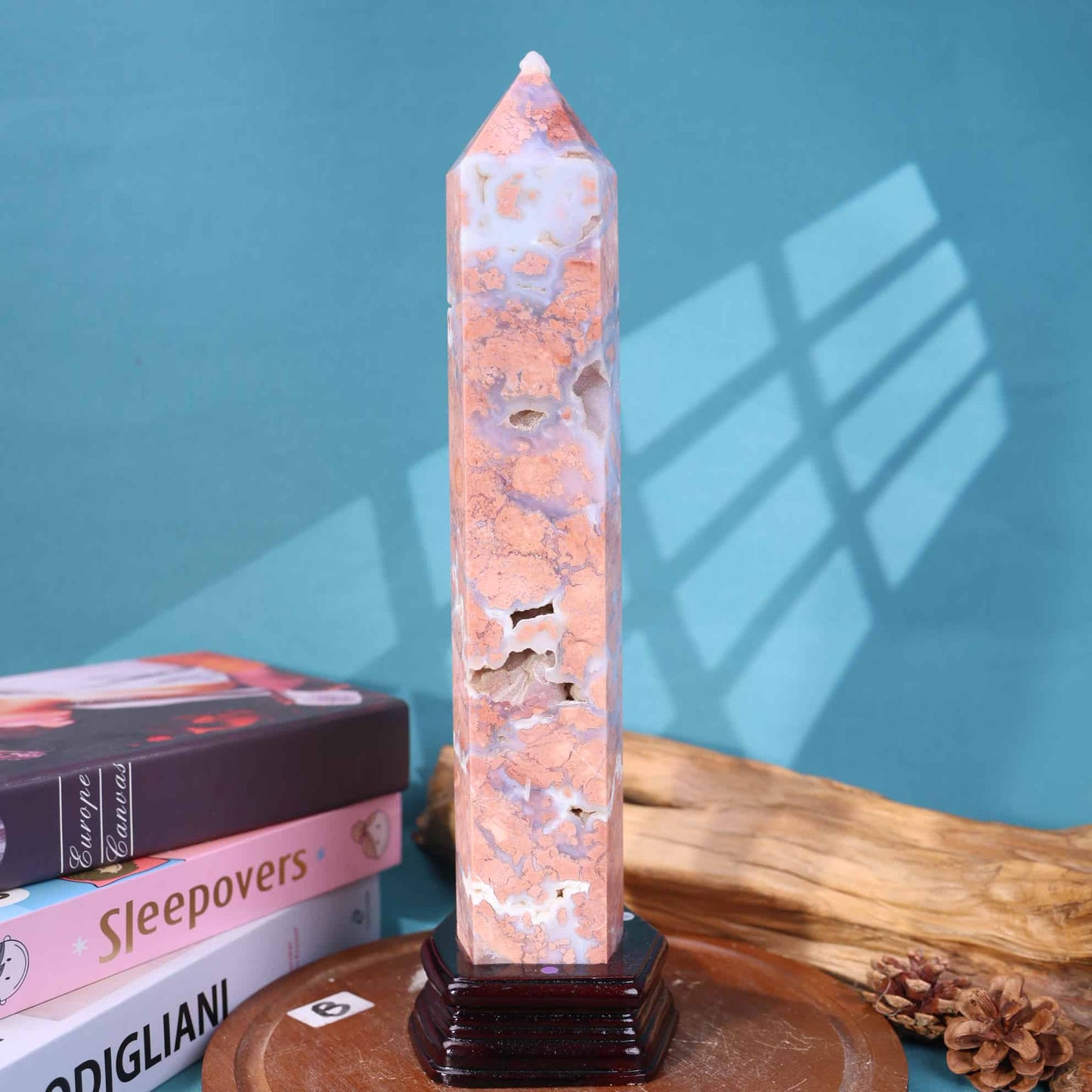 Pink Agate Tower #17