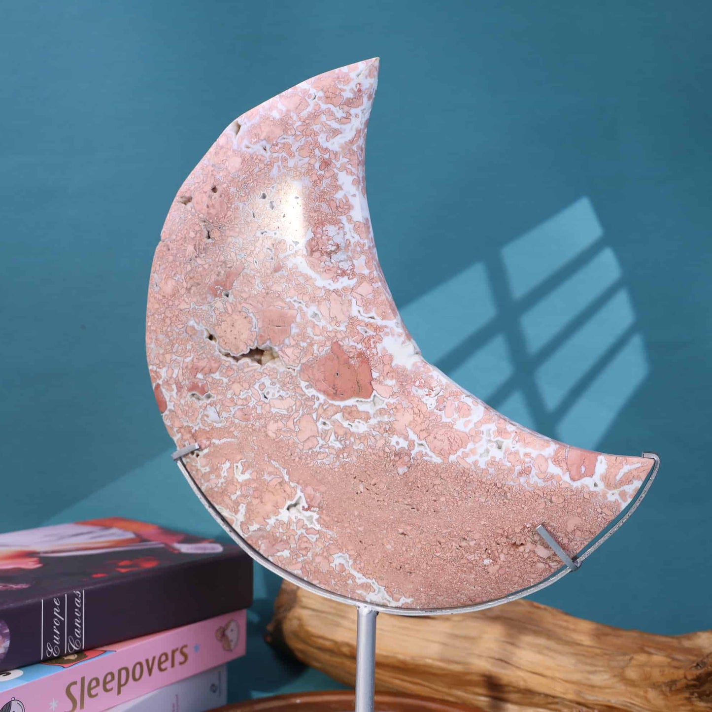 Pink Agate Moon #99