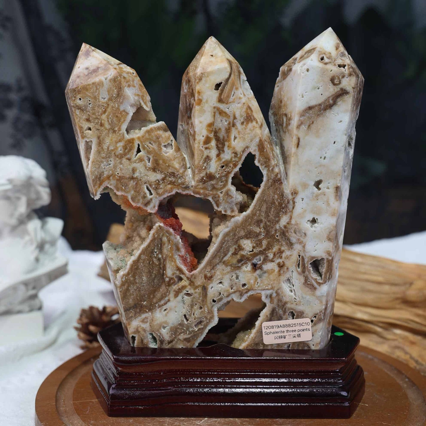 Sphalerite Three-point Tower #28