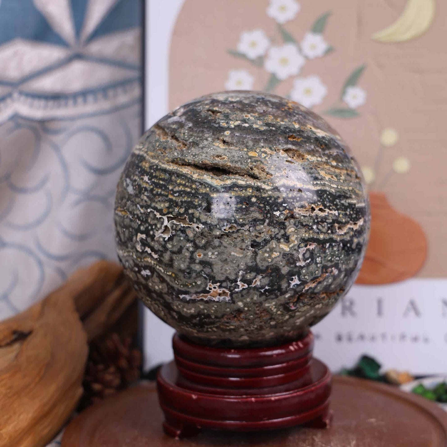 Ocean Jasper Sphere