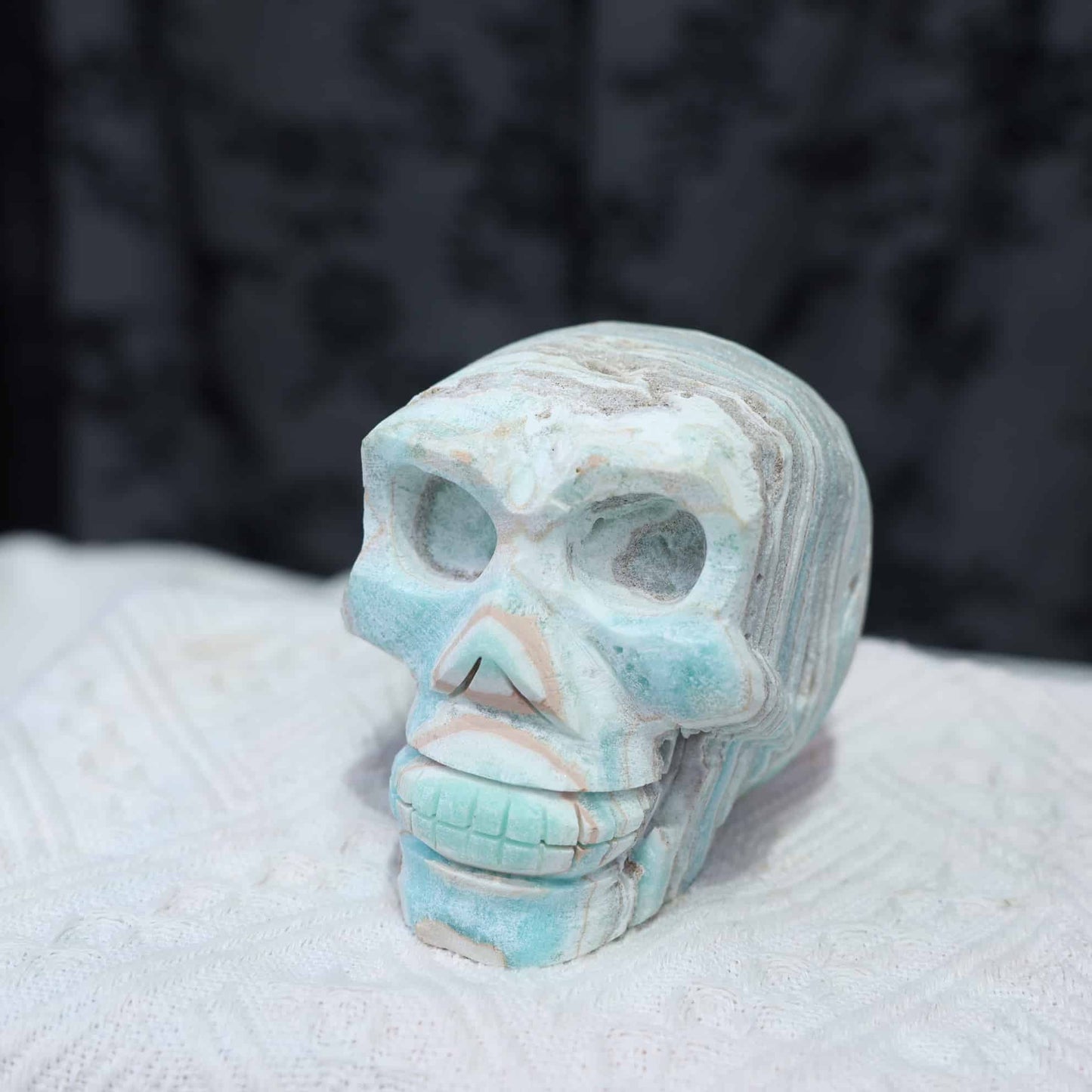 Hemimorphite Skull #76