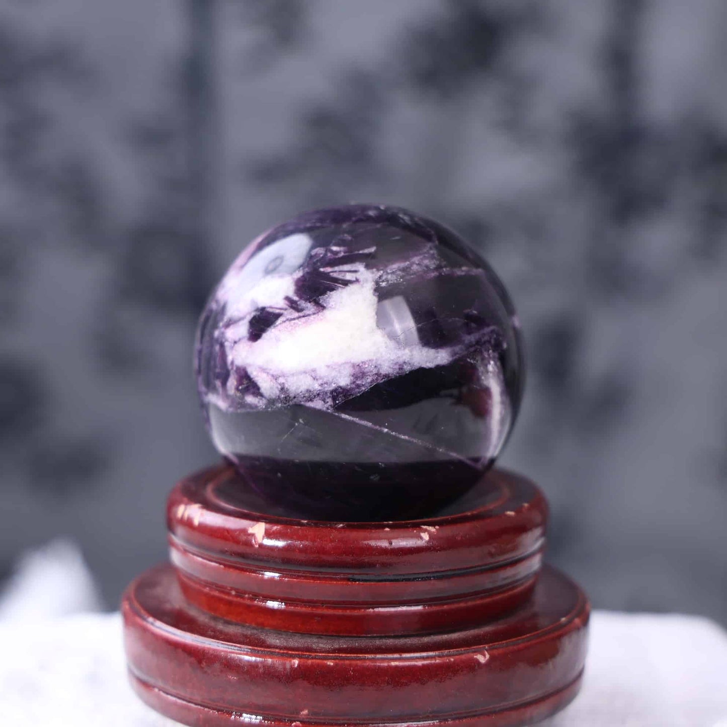Gem Lepidolite Sphere