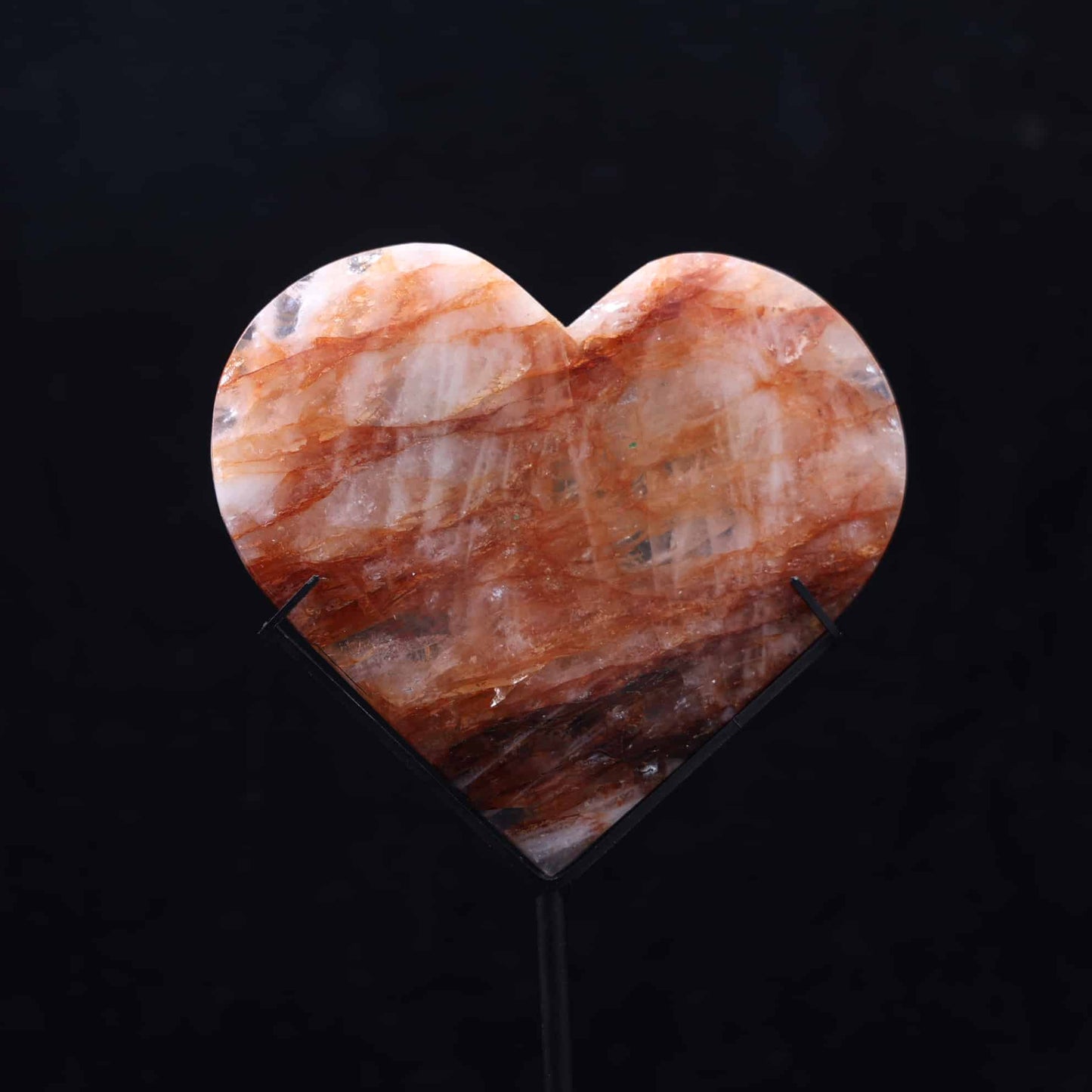 Fire Quartz Heart #35