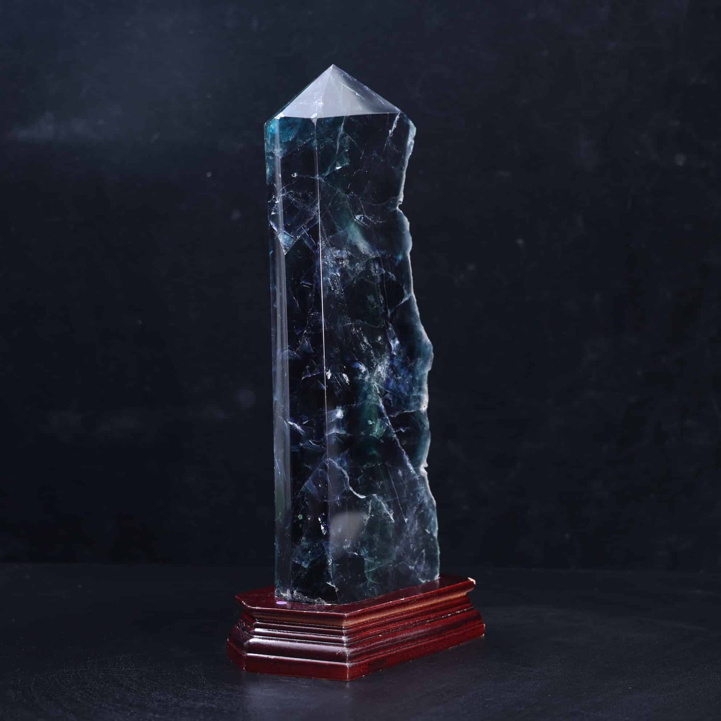 Black Rose Fluorite Tower