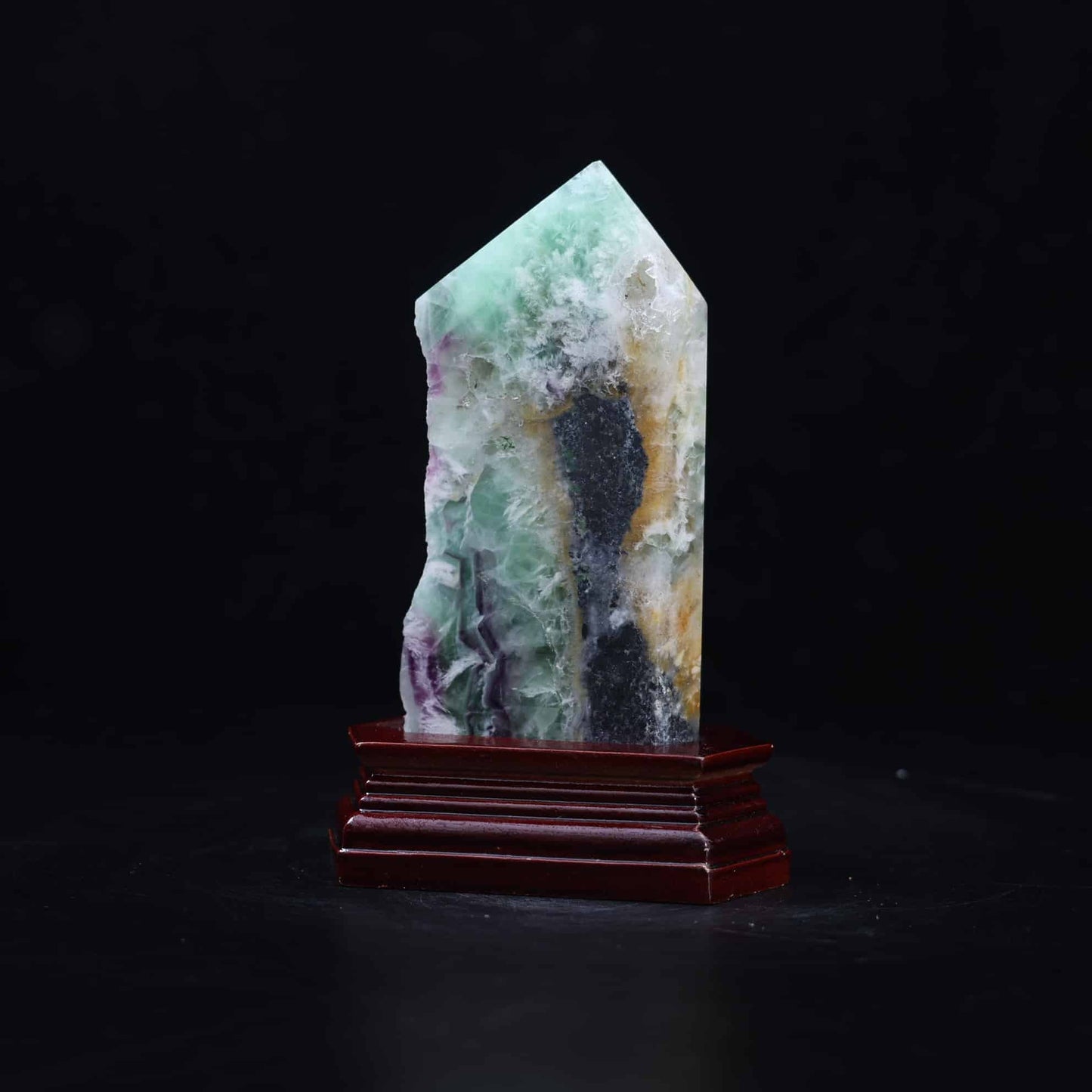 Rainbow Feather Fluorite Tower