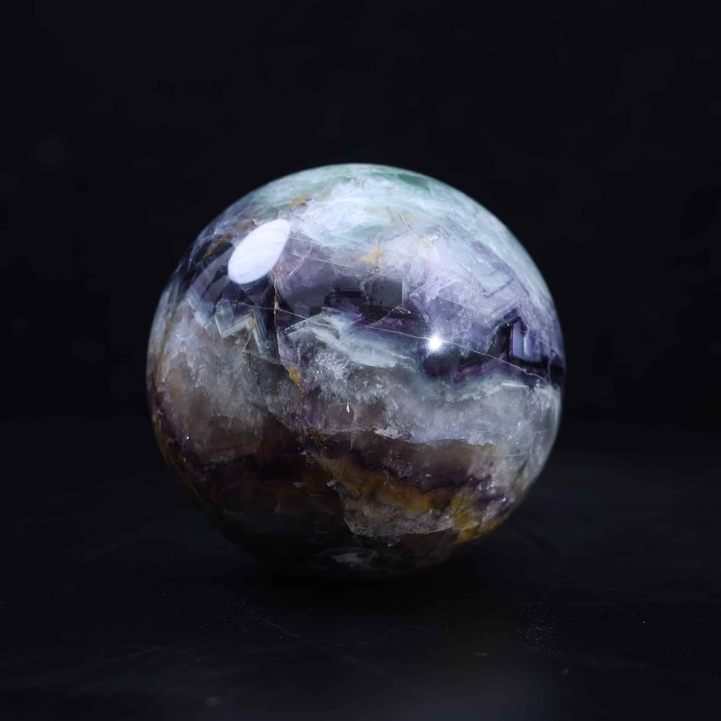 Rainbow Fluorite Sphere