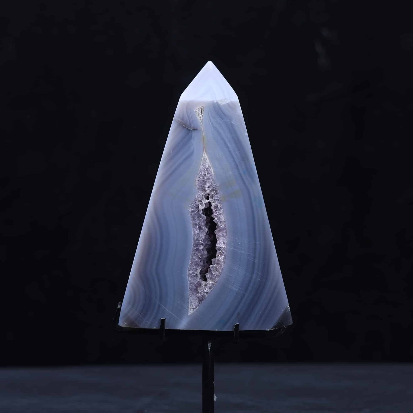 Amethyst Druzy Agate Tower