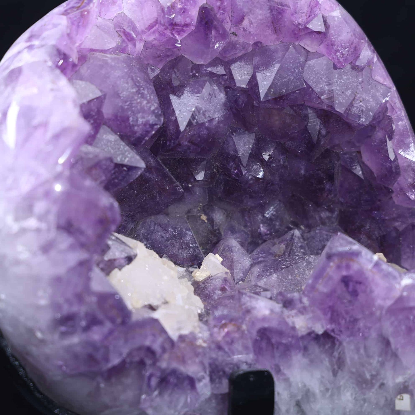 Amethyst Cluster With Calcite
