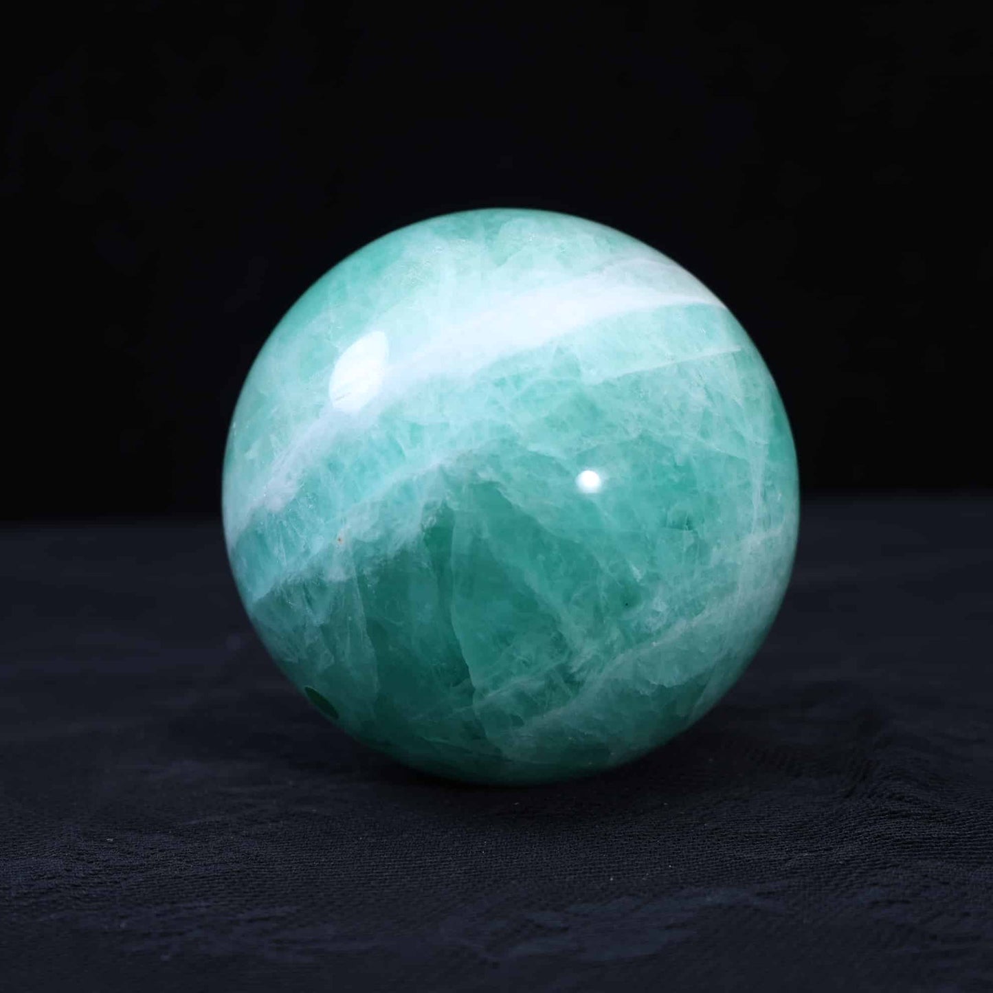 Green Fluorite Sphere