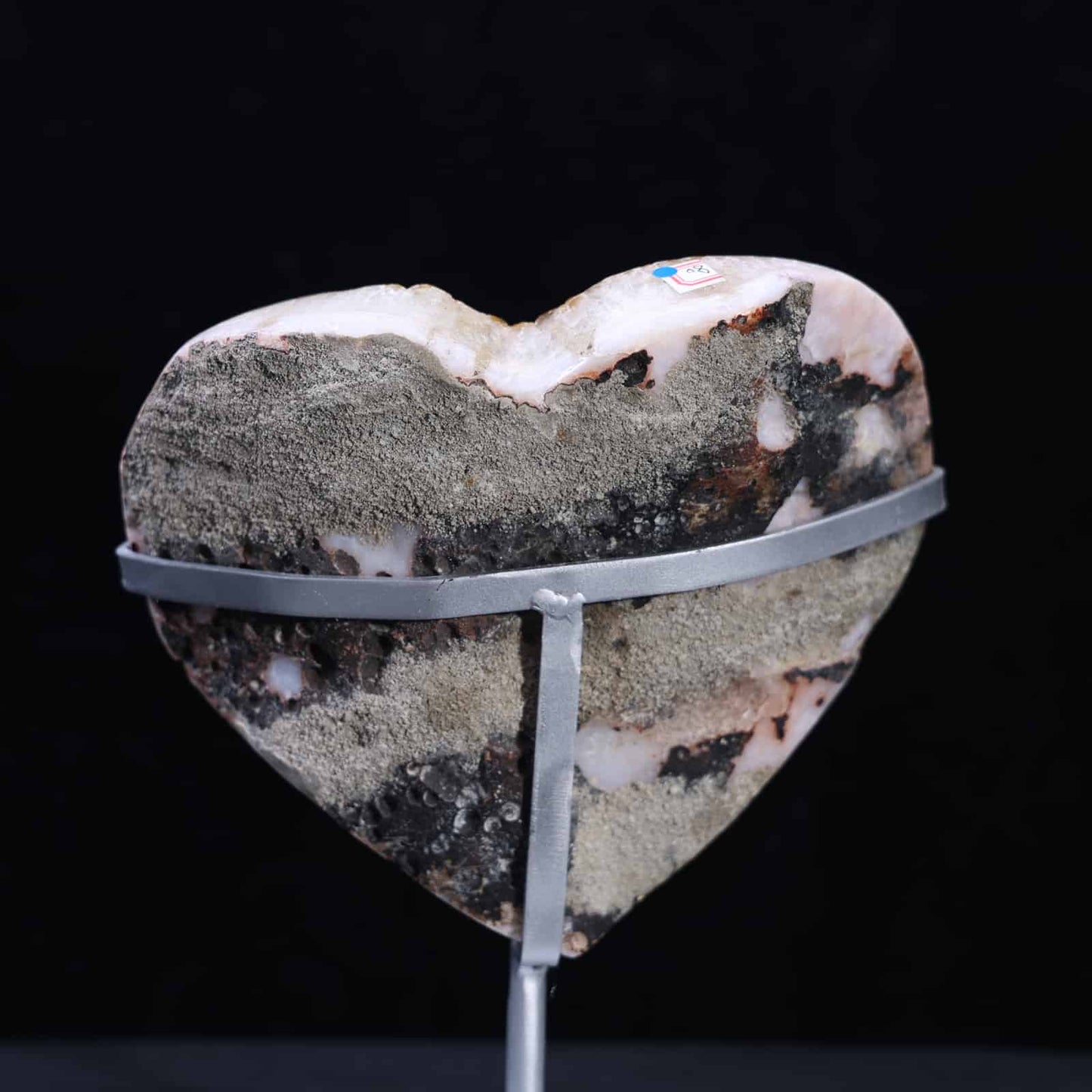 Yellow Amethyst Heart #45