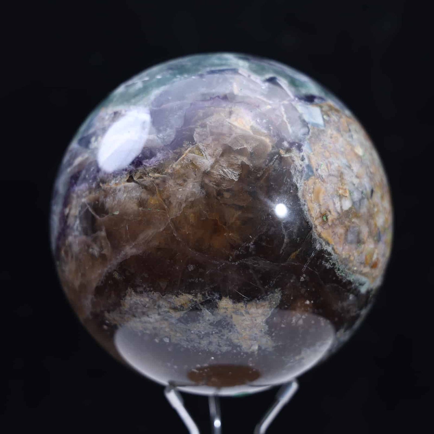 Rainbow Fluorite Sphere