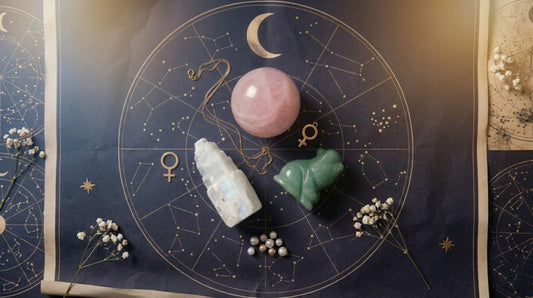 Crystals for the April 2026 Moon-Venus-Pleiades Conjunction