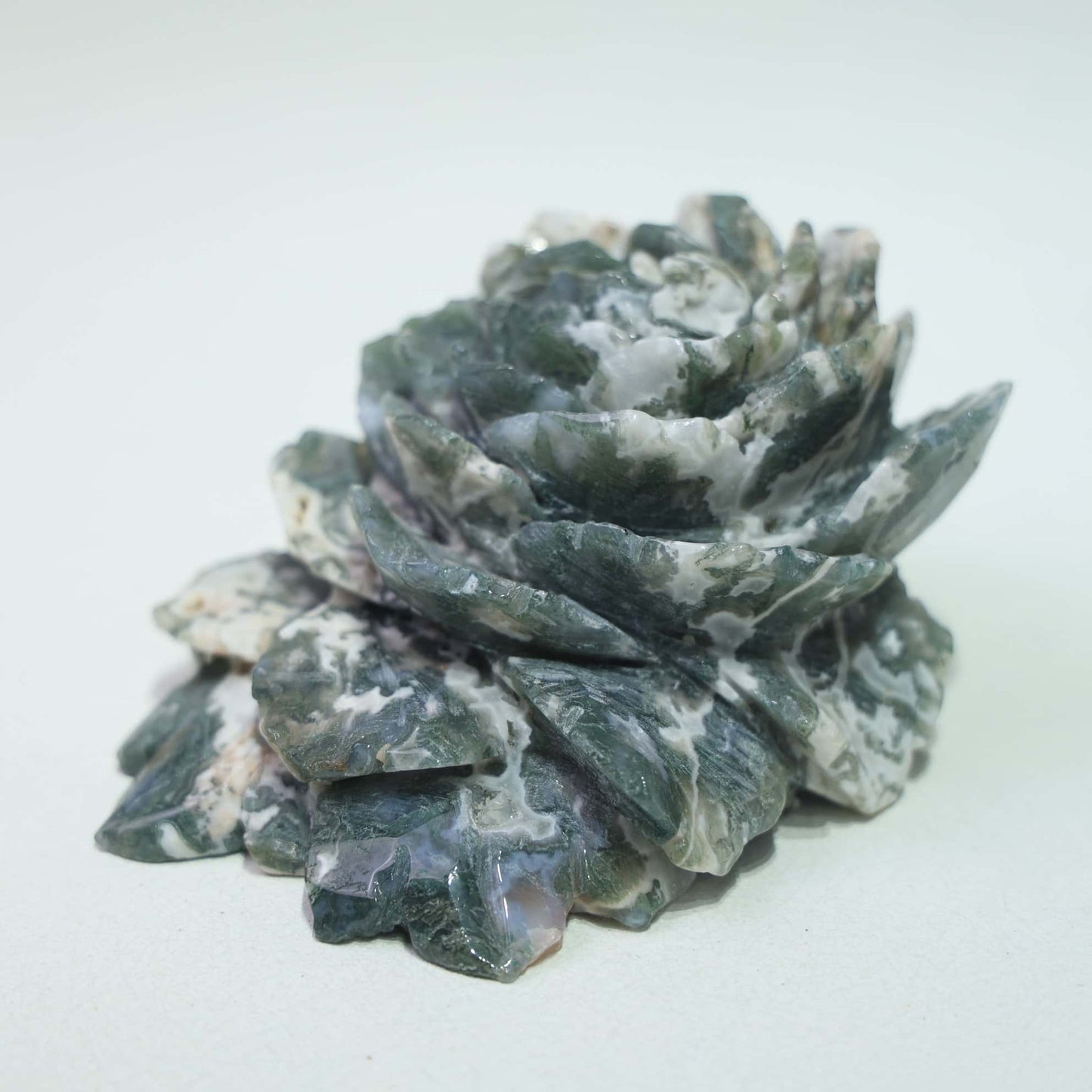 Moss Agate Flower #6