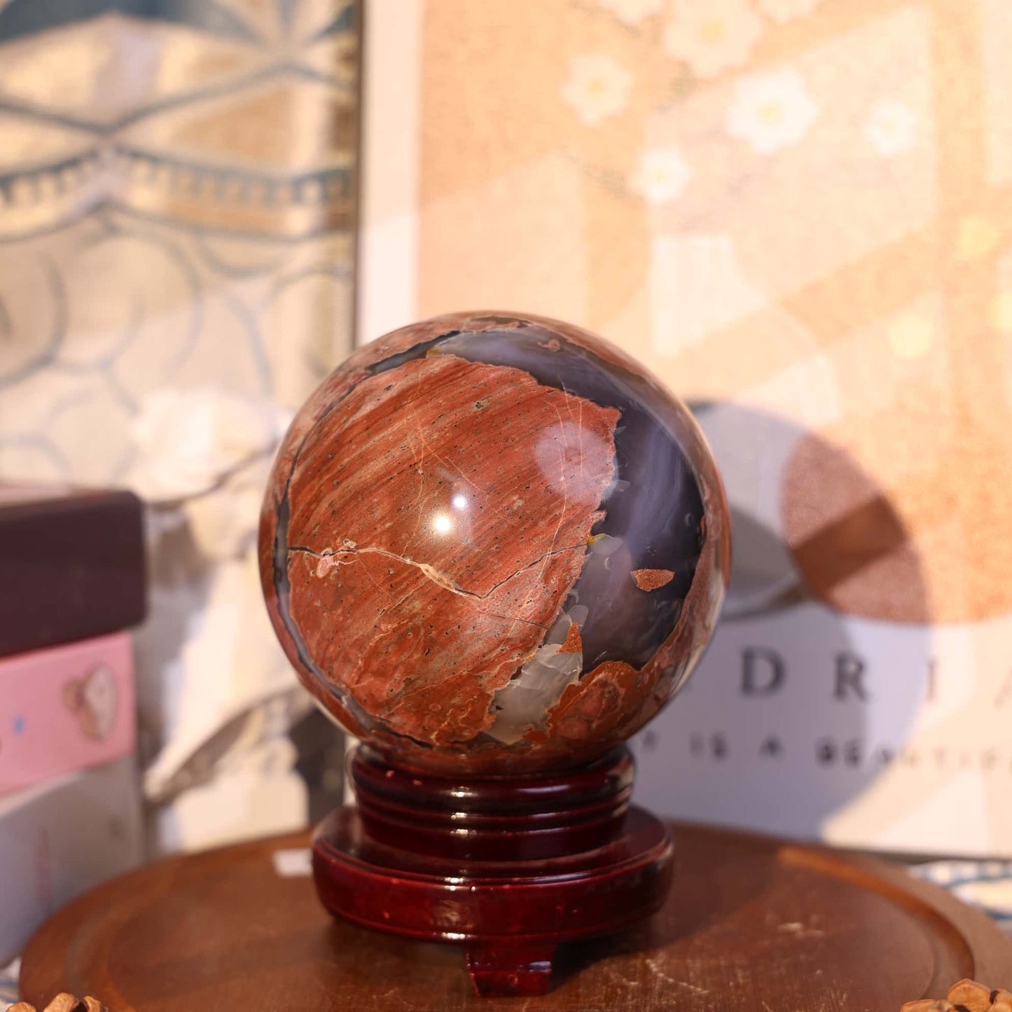 Football Agate Sphere