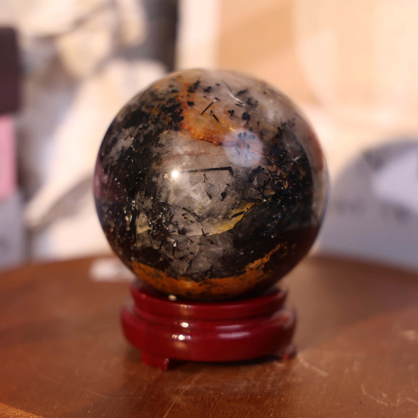 Black Tourmaline Sphere
