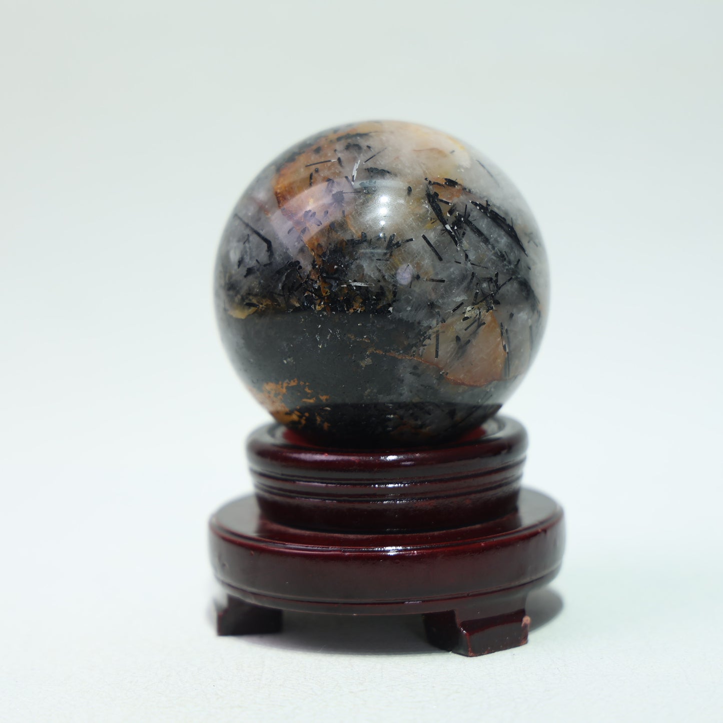 Black Tourmaline Sphere #24