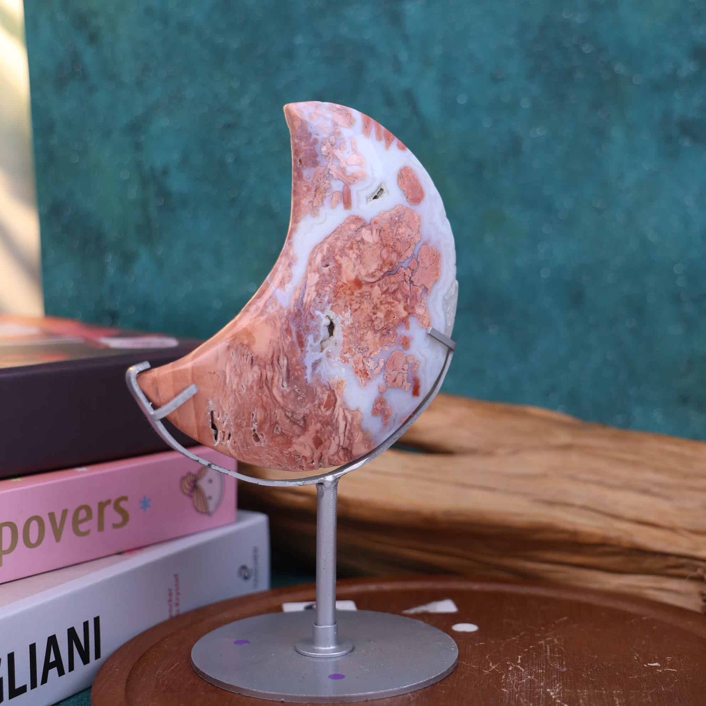Pink Agate Moon #5