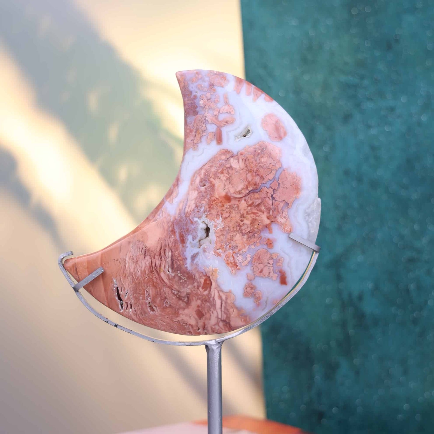 Pink Agate Moon #5