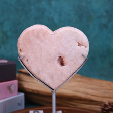 Pink Amethyst Heart #66
