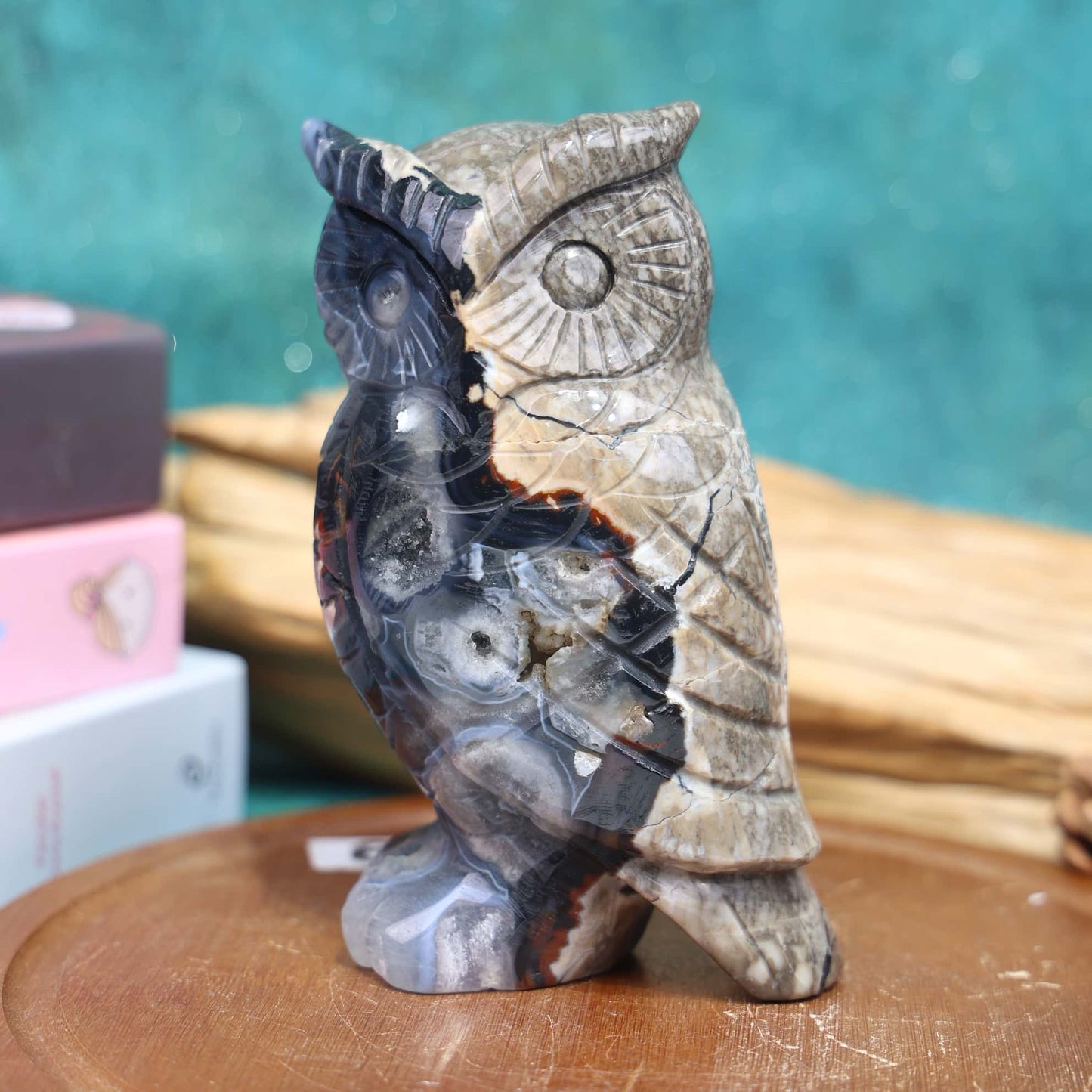 Volcanic Agate Owl