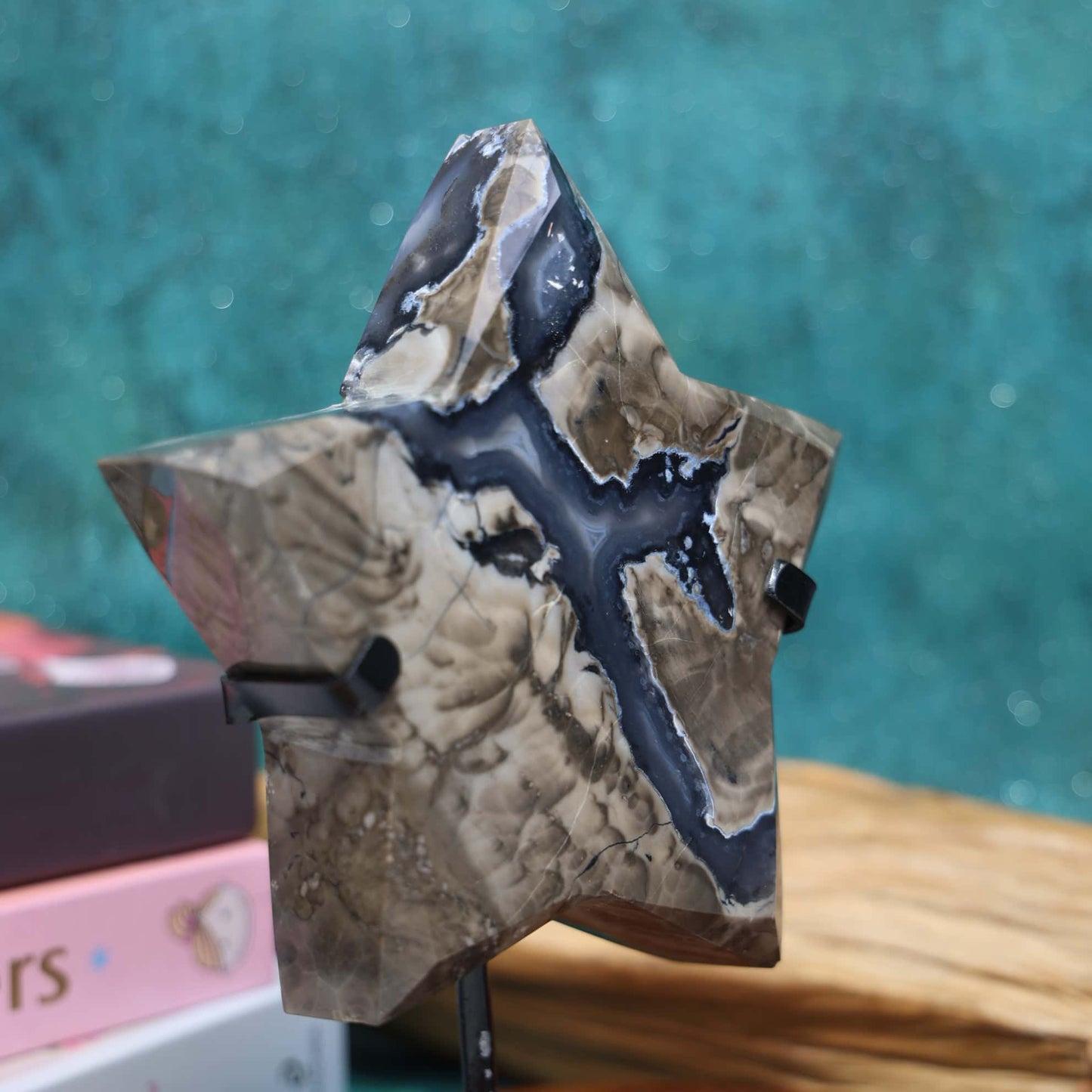 Volcanic Agate Pentagram