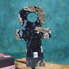 Volcano Agate Ankh #84