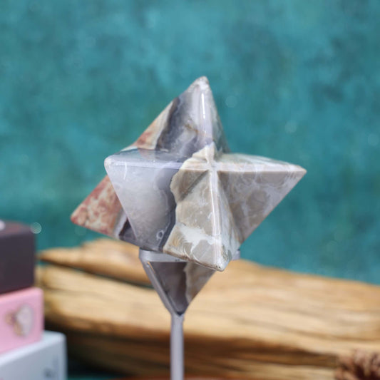 Volcanic Agate Merkaba