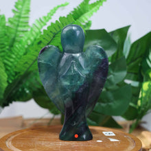Fluorite Angel Carving