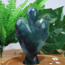 Fluorite Angel Carving