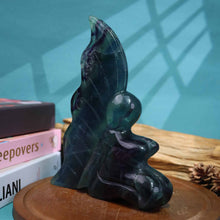 Fluorite Fairy Carving