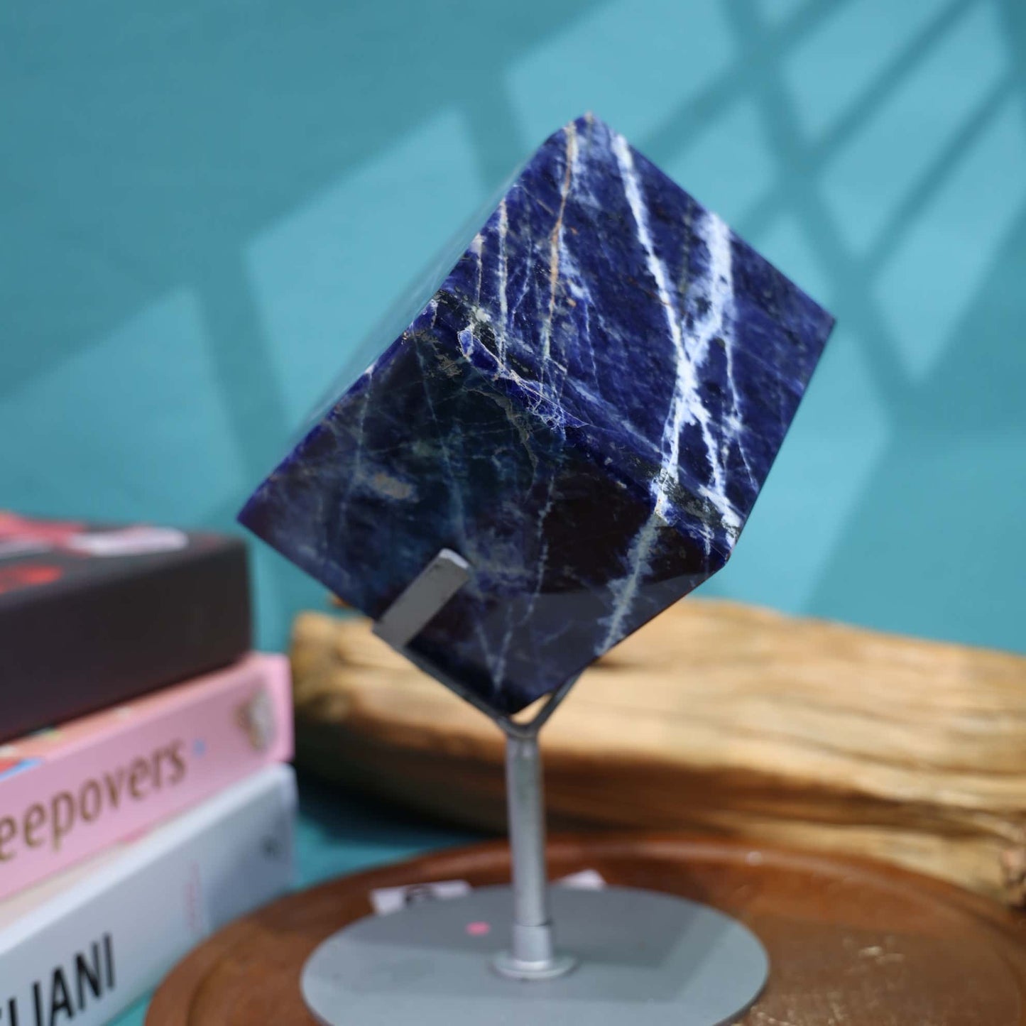 Blue Aragonite Cube