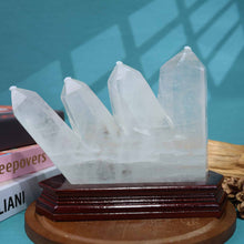 Four-Point Clear Quartz Tower