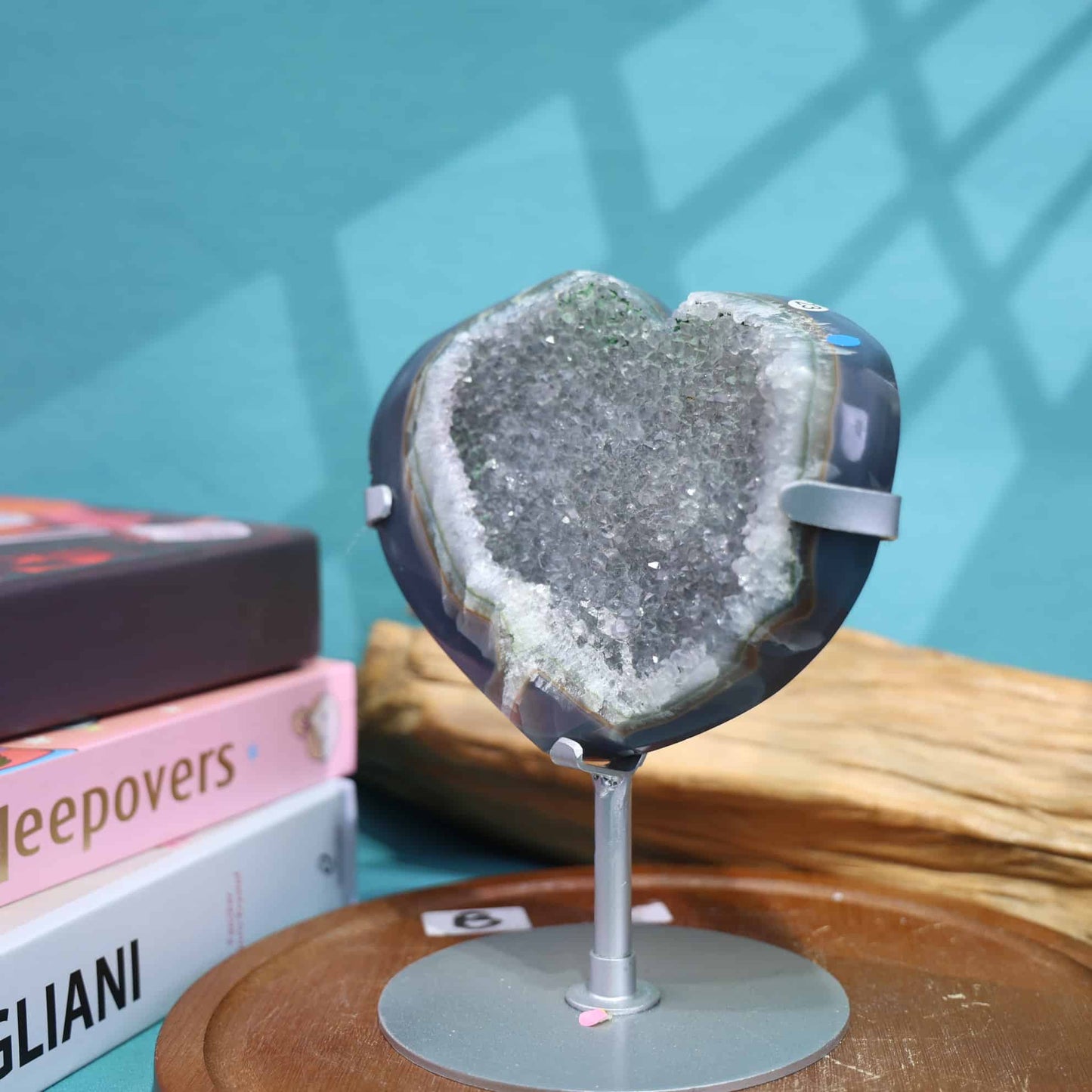 Druzy Agate Heart #92