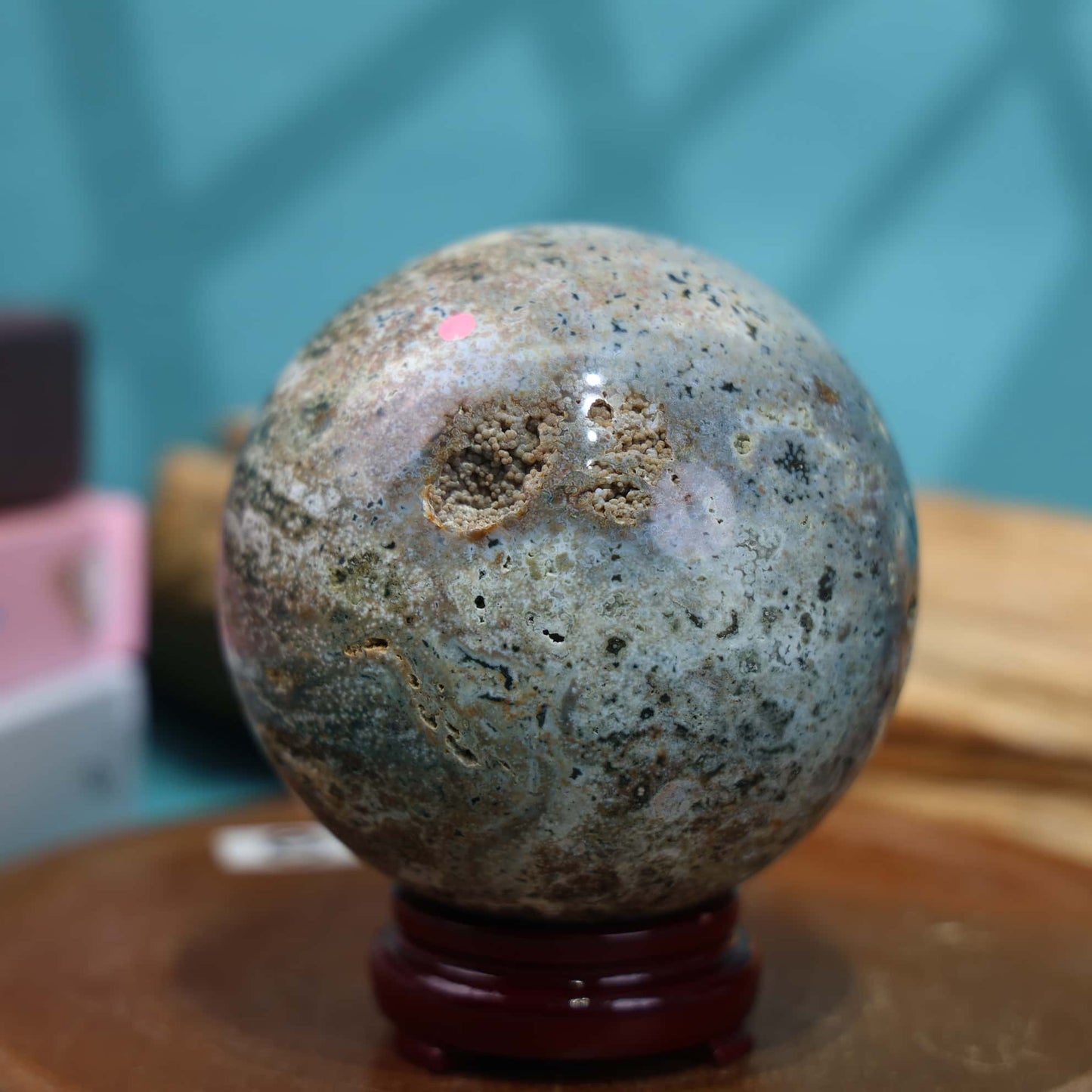 Ocean Jasper Sphere