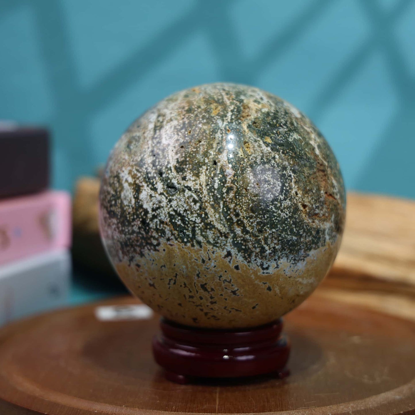 Ocean Jasper Sphere
