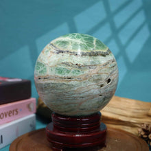 Green Caribbean Calcite Sphere