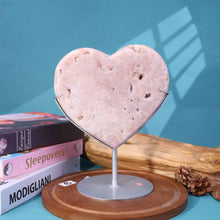Pink Amethyst Heart #44