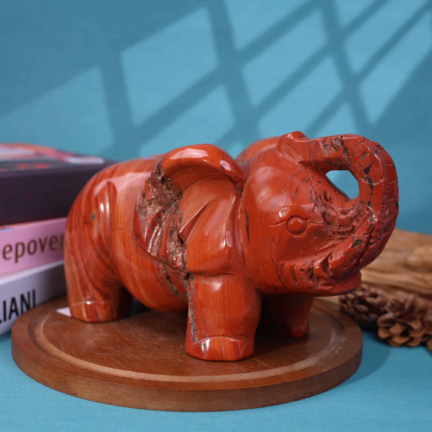Red Jasper Elephant #9