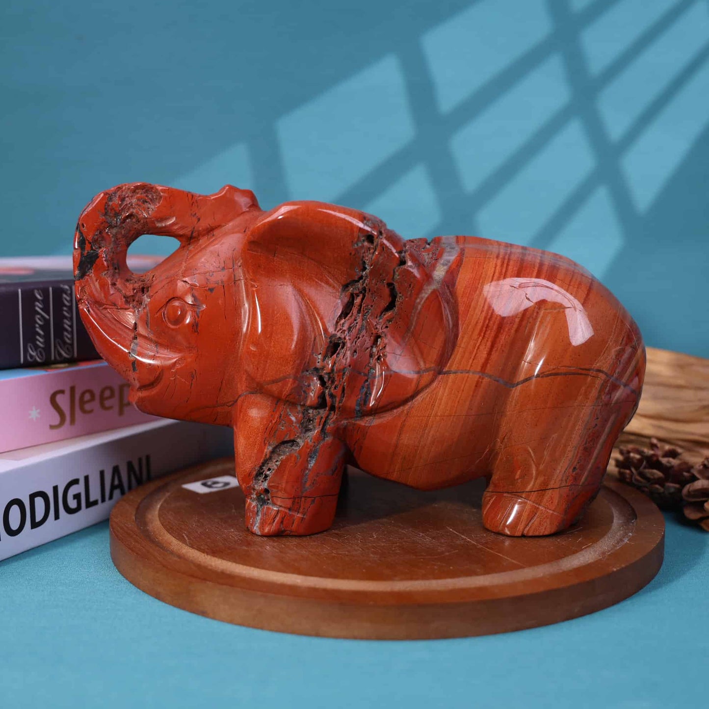 Red Jasper Elephant #9