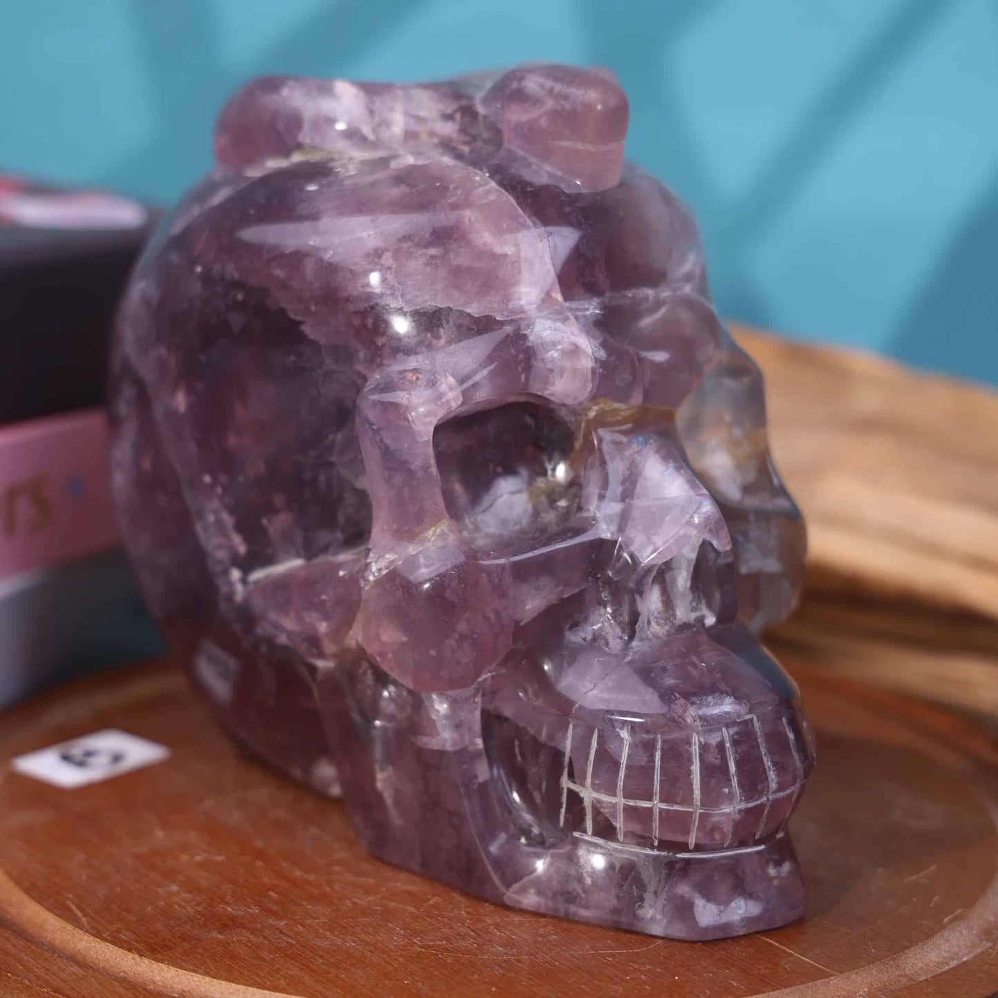 Purple Fluorite Skull