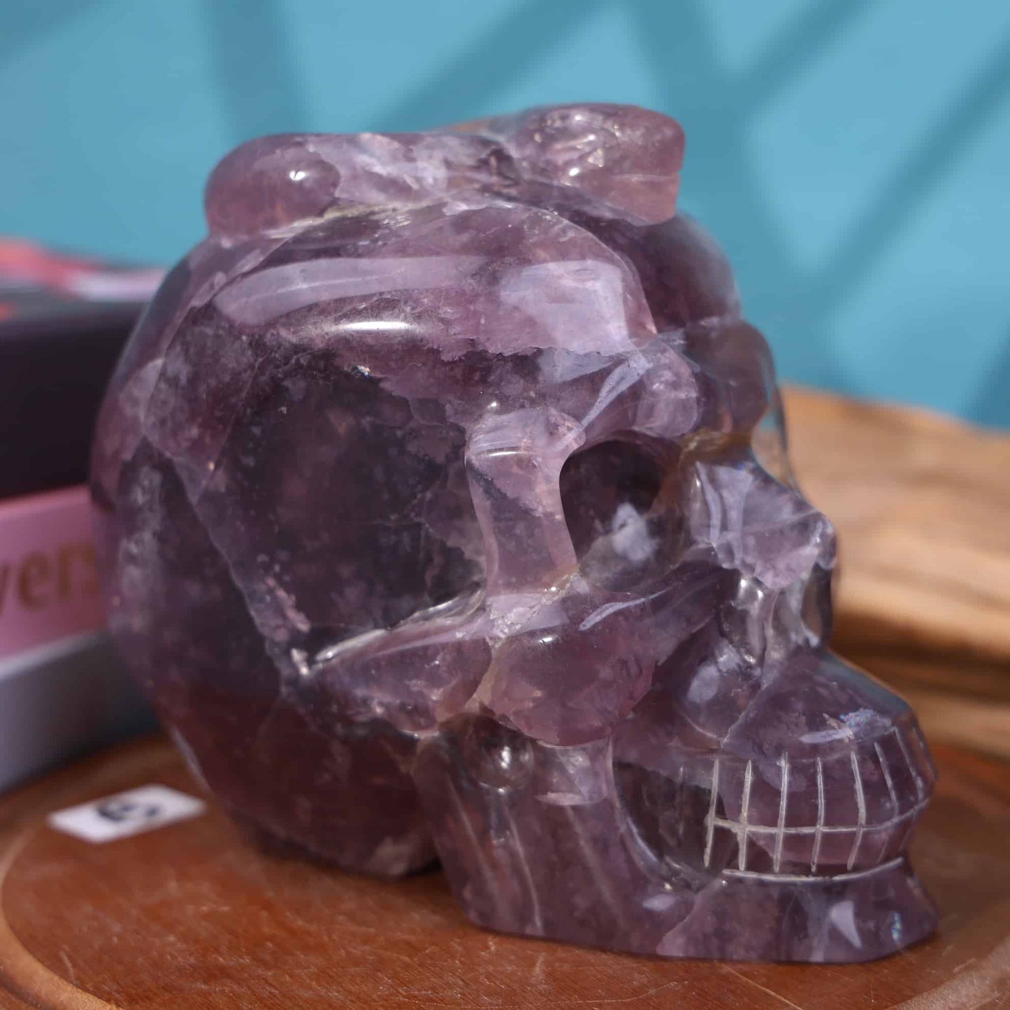 Purple Fluorite Skull