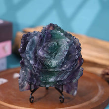 Fluorite Flower Carving