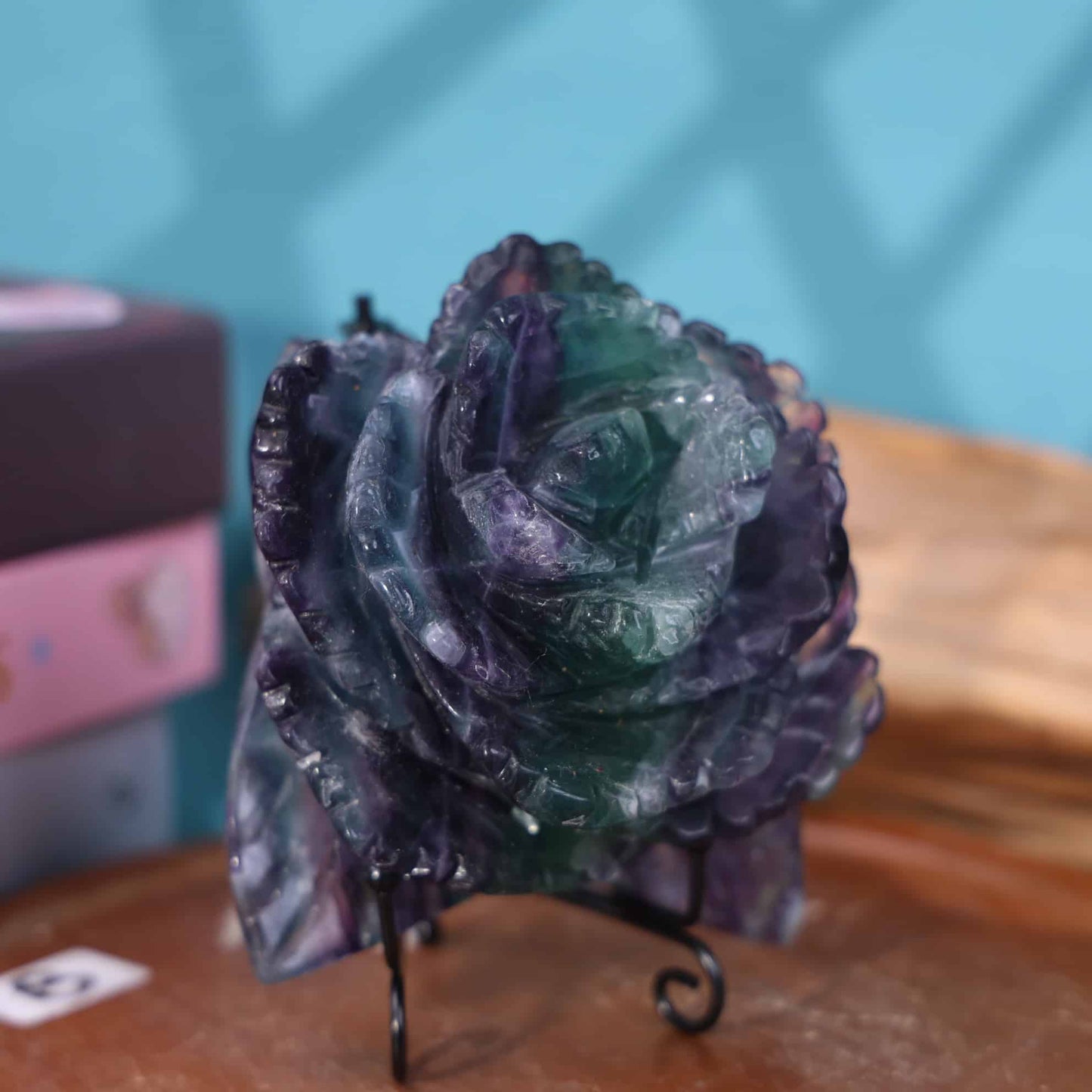 Fluorite Flower Carving