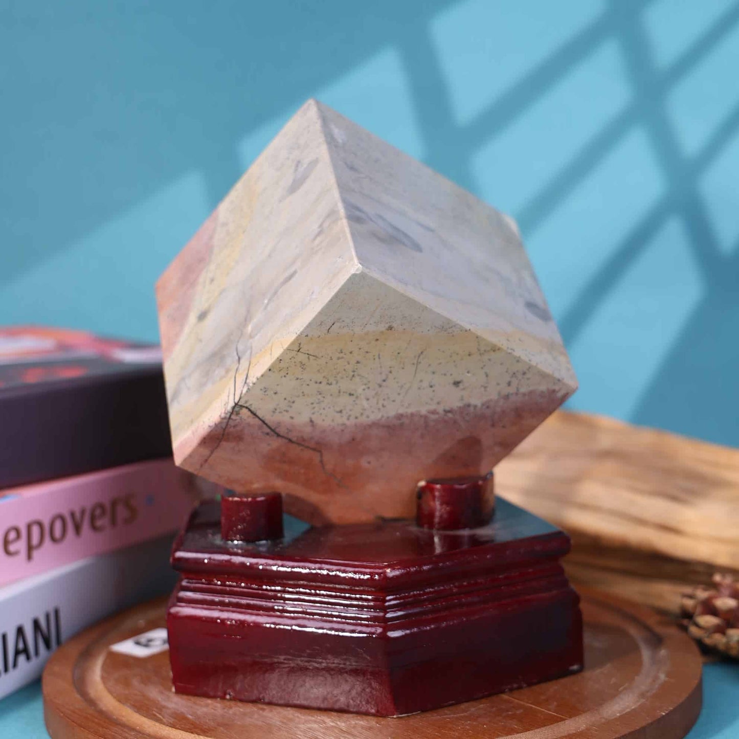 Picture Jasper Cube #42